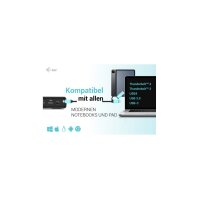 i-tec USB-C Docking Station CADUA4KDOCKPDL2 USB 3.0 Thunderbolt 3 + Thunderbolt 4