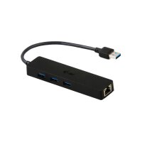 i-tec USB-C Slim HUB 3-Port mit Gigabit Ethernet Adapter...
