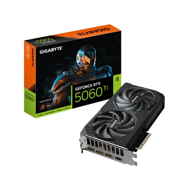 VGA Gigabyte GeForce® RTX 5060 TI 16GB Windforce OC