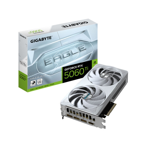 VGA Gigabyte GeForce® RTX 5060 TI 8GB EAGLE OC ICE
