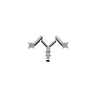 LogiLink Monitorhalterung 2-fach 13–32 Aluminium...