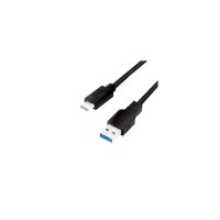 Kabel LogiLink USB 3.2 Kabel A-Stecker-C-Stecker schwarz 1 m