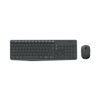 Keyboard &amp; Mouse Logitech Wireless Combo MK235 black (US) (920-007931)