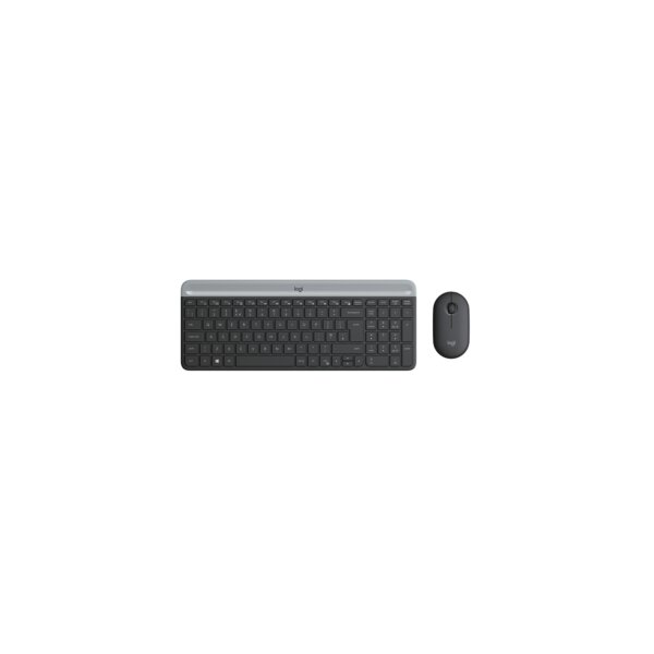 Keyboard & Mouse Logitech Wireless Combo MK470 slim black (DE) (920-009188)