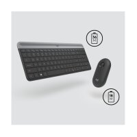 Keyboard &amp; Mouse Logitech Wireless Combo MK470 slim black (US) (920-009204)
