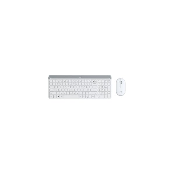 Keyboard & Mouse Logitech Wireless Combo MK470 slim white (DE) (920-009189)