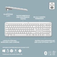 Keyboard &amp; Mouse Logitech Wireless Combo MK950 slim white (DE) (920-012484)