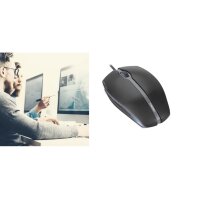 Mouse Cherry Gentix illuminated schwarz (JM-0300)