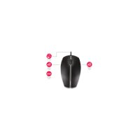Mouse Cherry Gentix silent wired black (JM-0310-2)