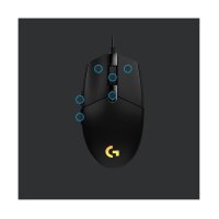 Mouse Logitech G G203 wired black (910-005796)