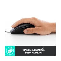 Mouse Logitech M500s Advanced Corded black (910-005784)
