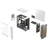 PC- Geh&auml;use Fractal Design North Chalk White TG