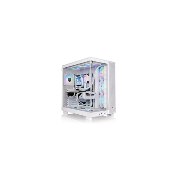 PC- Gehäuse Thermaltake View 380 XL TG ARGB Snow White