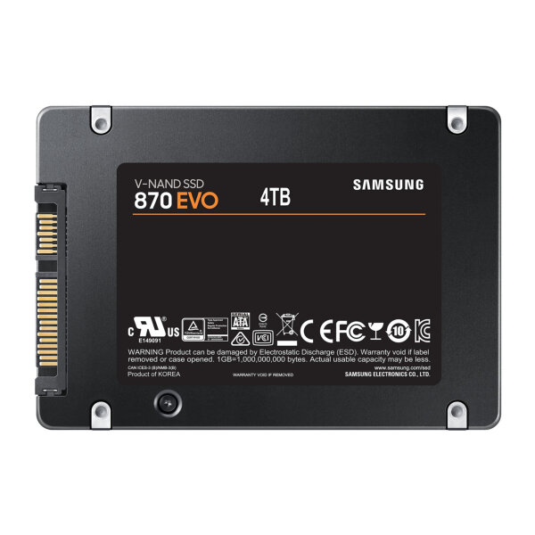 SSD Samsung 870 EVO 4TB Sata3  MZ-77E4T0B/EU