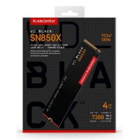 SSD WD Black 4TB SN850X Gaming NVME M.2 PCIe 4.0 x4 WDS400T2X0E