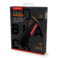 SSD WD Black 4TB SN850X Gaming NVME M.2 PCIe 4.0 x4 WDS400T2X0E