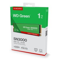 SSD WD Green 1TB SN3000 NVME M.2 PCIe 4.0 x4 WDS100T4G0E