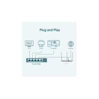 TP-Link Switcher Desktop 5-port 10/100M/1000M TL-SG105E