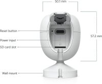 UbiQuiti Instant UVC-G6-INS-W IP-Sicherheitskamera, Innen &amp; Au&szlig;en, Kabellos (1 Jahr Garantie)
