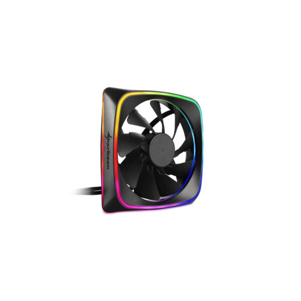 Cooler Sharkoon RGB Shark Lights Fan 120mm schwarz, 4044951028924