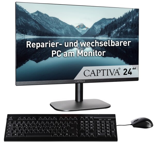 Captiva All-in-One Power Starter I84-831 (24.0/Core 3-100U/1TB/16GB/WLAN/Windows 11 Home 64-bit)