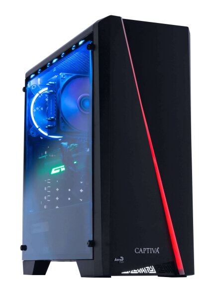 Captiva PC Advanced Gaming I68-024 (i5-10400F/RTX3050 8GB GDDR6/SSD 1TB/16GB/WLAN/w/o OS)