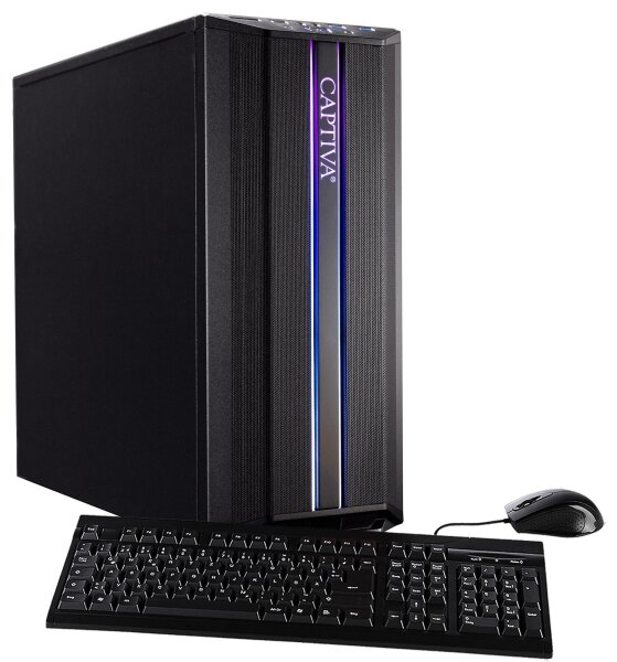 Captiva PC Advanced Gaming I69-377 (i5-10400F/RTX3060 12GB GDDR6/SSD 500GB/16GB/WLAN/Windows 11 Home 64-bit)