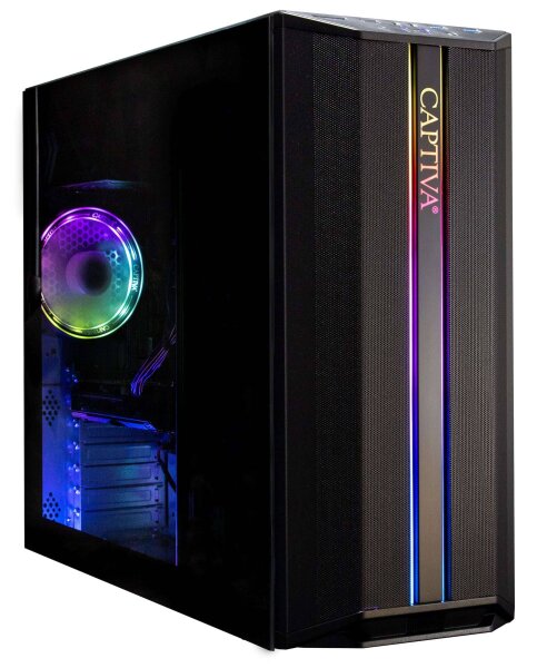 Captiva PC Advanced Gaming R92-715 (Ryzen 5 5500/RTX5060 8GB GDDR7/SSD 1TB/16GB/WLAN/Windows 11 Home 64-bit)