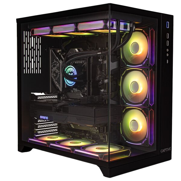 Captiva PC Ultimate Gaming R89-385 (Ryzen 9 9950X/RTX5090 32GB GDDR7/SSD 2TB/32GB/WLAN/Windows 11 Home 64-bit)