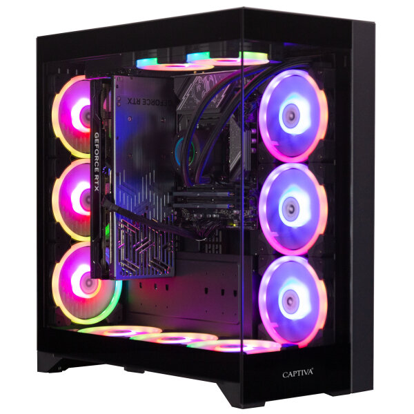 Captiva PC Ultimate Gaming R90-277 (Ryzen 9 9900X3D/RTX5090 32GB GDDR7/SSD 2TB/32GB/WLAN/w/o OS)