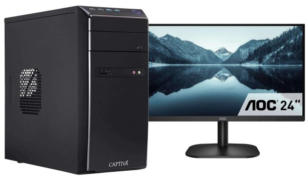 Captiva PC Power Starter I98-561 TFT Bundle (i5-13400/SSD 1TB/8GB/WLAN/Windows 11 Home 64-bit)