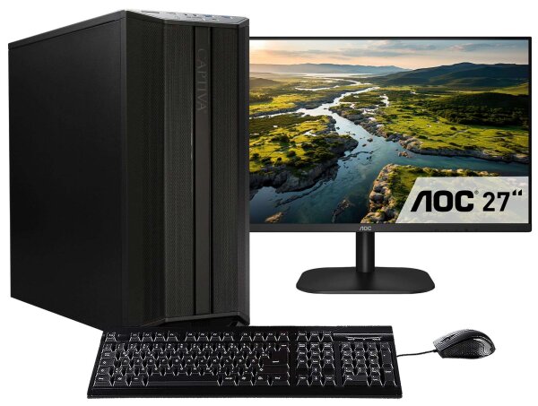 Captiva PC Workstation I75-754 TFT Bundle (i7-12700/SSD 1TB/32GB/WLAN/w/o OS)